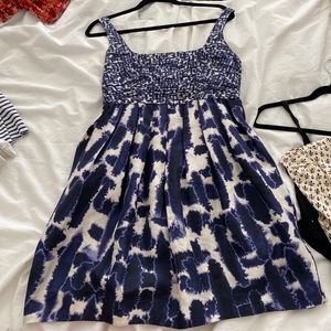 BB Dakota Blue and white dress